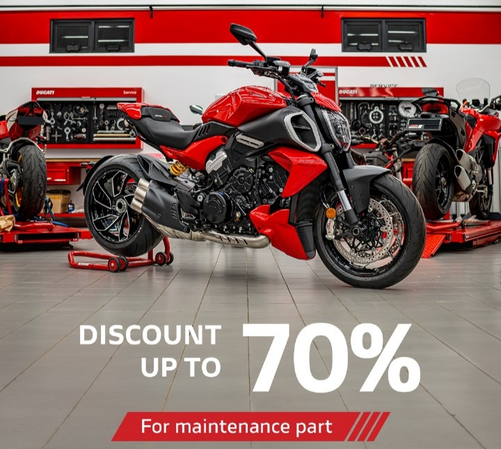 We Ride As One, Ducati Indonesia Manjakan Penggemar dengan Check-Up Gratis & Diskon Suku Cadang 70%!