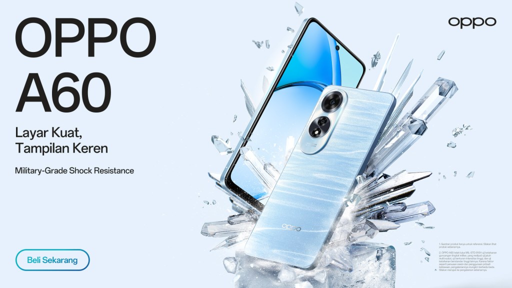 Punya Ketahanan Terbaik dengan Performa Kece, OPPO A60 Kini Resmi Tersedia di&nbsp;Indonesia
