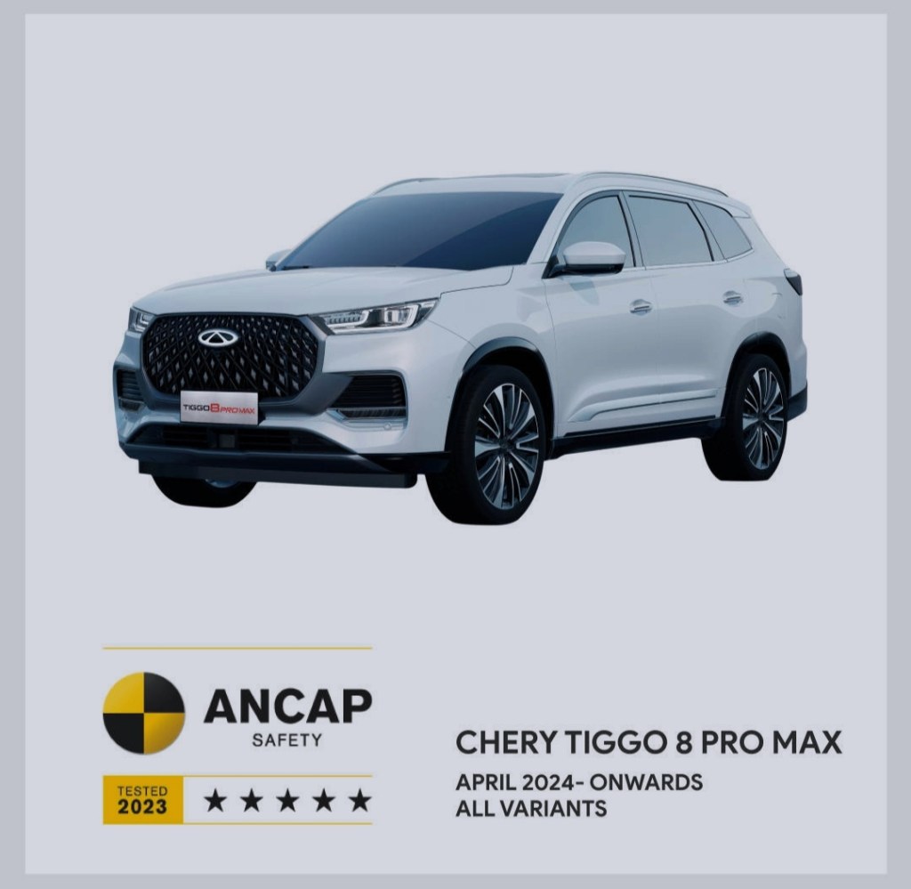 Chery TIGGO 8 Pro Max Raih Penghargaan ANCAP Bintang Lima: SUV Premium dengan Keamanan&nbsp;Terdepan