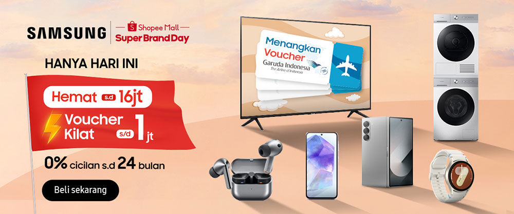 The Great Samsung Takeover Hadir di Shopee Super Brand&nbsp;Day