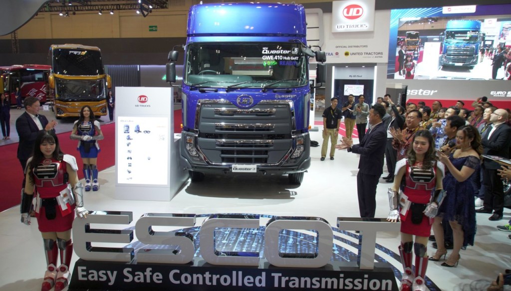 UD Trucks Resmi Luncurkan Truk Quester dengan Transmisi Otomatis ESCOT di GIIAS 2024. Ini&nbsp;Keunggulannya!