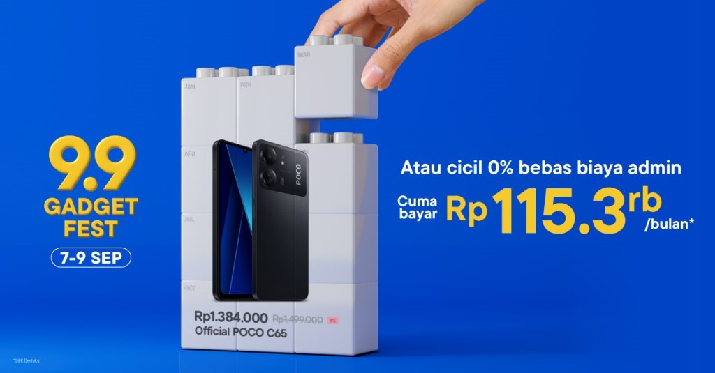 Promo 9.9 Blibli Tawarkan Harga Spesial untuk Poco&nbsp;F6